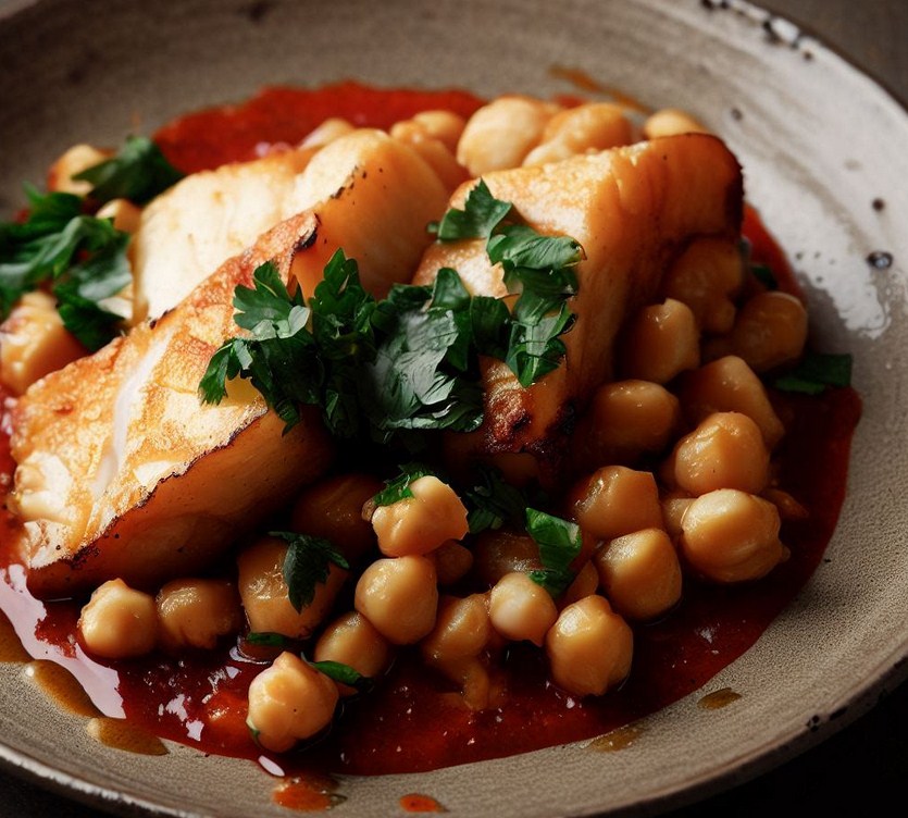 bacalao con garbanzos