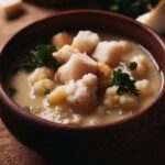 recetas de bacalao en sopa con coliflor